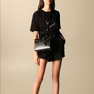 SOLD - Saint Laurent Sac De Jour Baby in Black Calfskin Leather